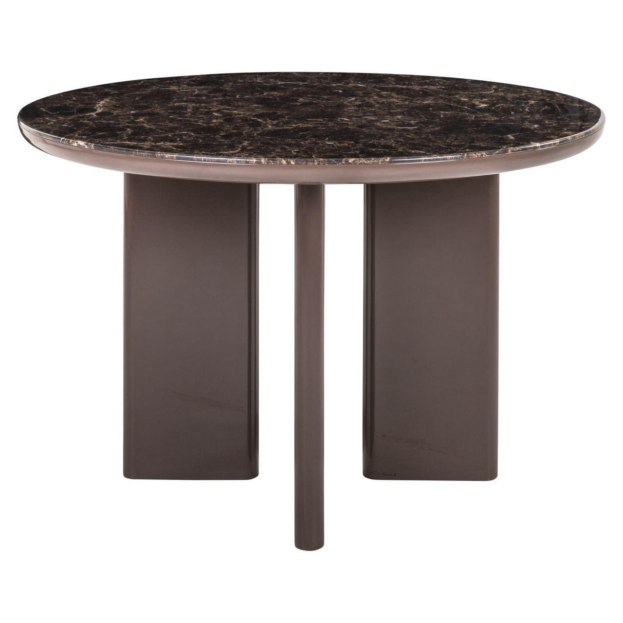 Mesa de comedor Almundi chocolat brown 120Ø - Richmond Interiors