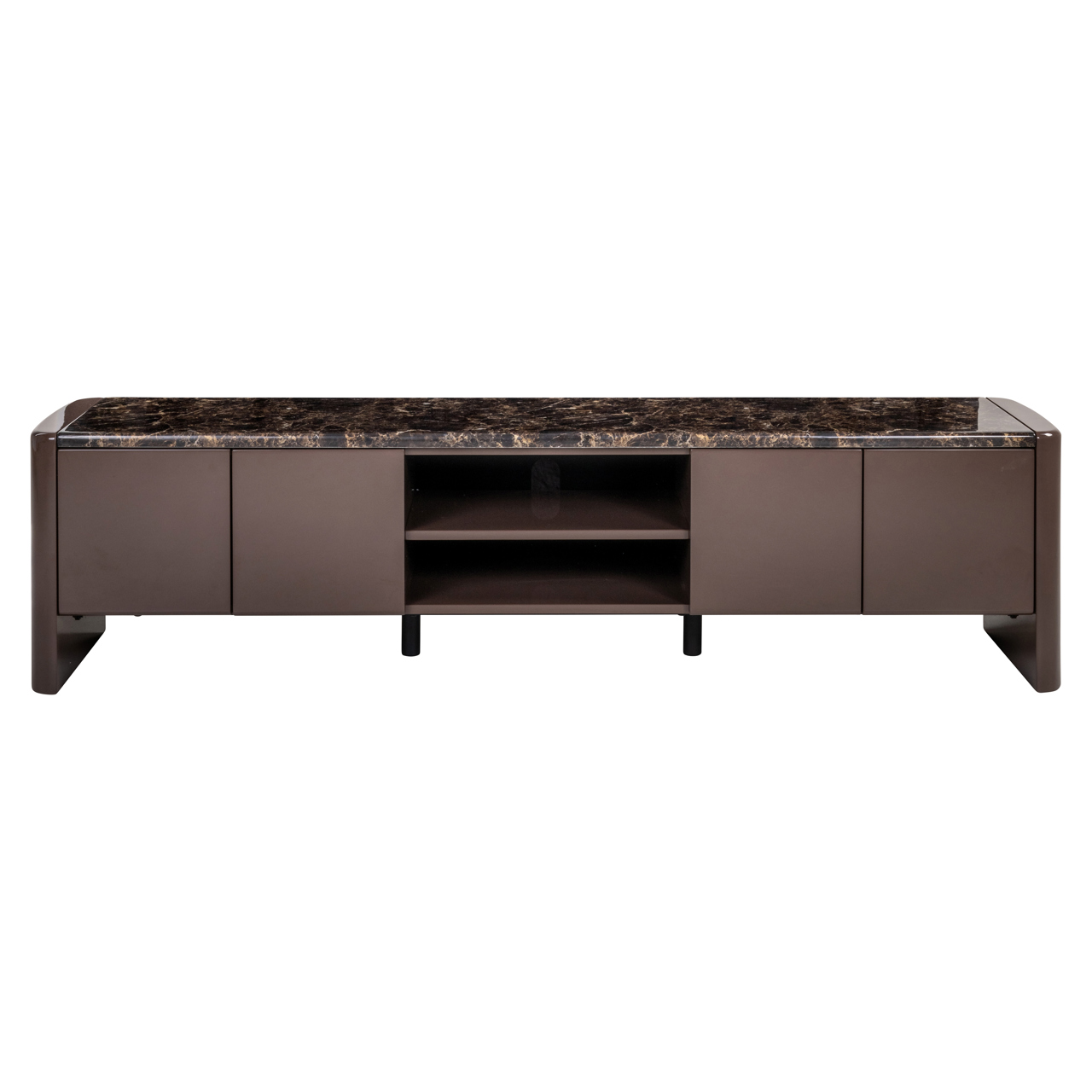 TV-Schrank Almundi chocolat brown (Mdf|Keramiek) - Richmond Interiors