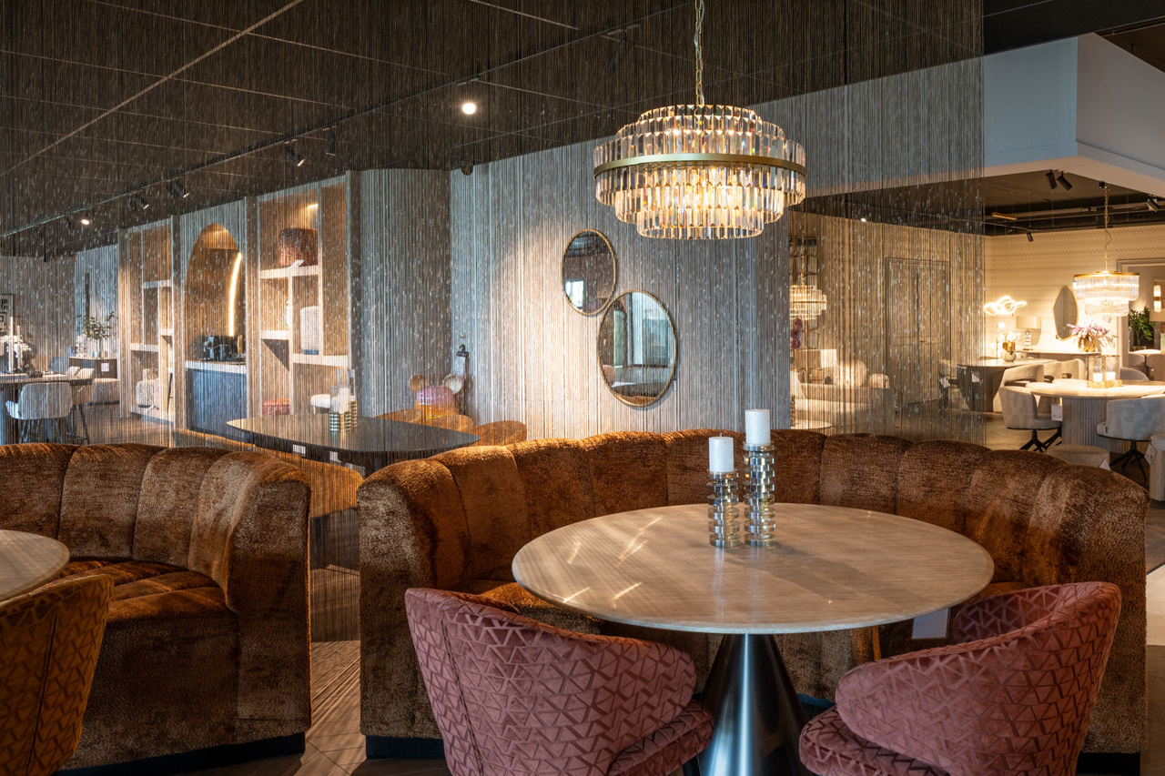 Dekoratives Objekt Curtain gold chain (Edelstahl|Ijzer) - Richmond Interiors