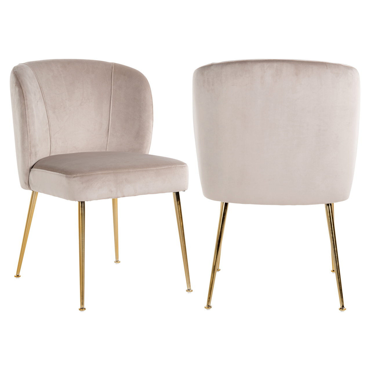 Esszimmerstuhl Cannon khaki velvet - Richmond Interiors