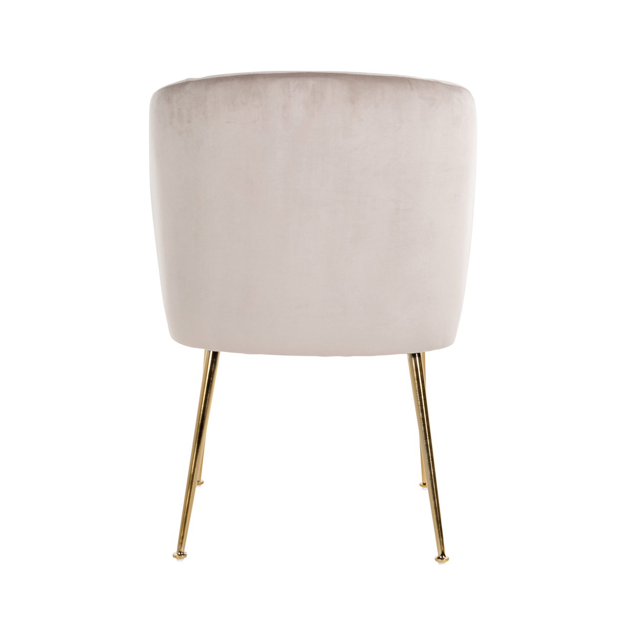 Silla de comedor Cannon caqui de terciopelo - Richmond Interiors