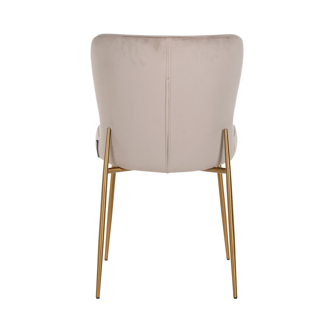 Esszimmerstuhl Odessa khaki velvet feuerhemmend (Set aus 2) - Richmond Interiors