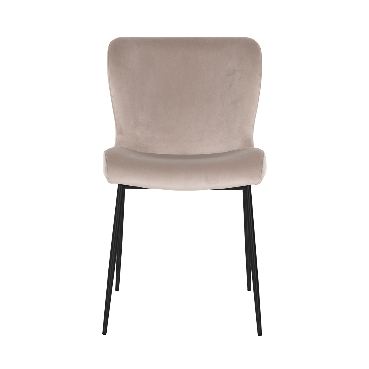Silla de comedor Darby de terciopelo caqui, retardante de llama (set de 2) - Richmond Interiors