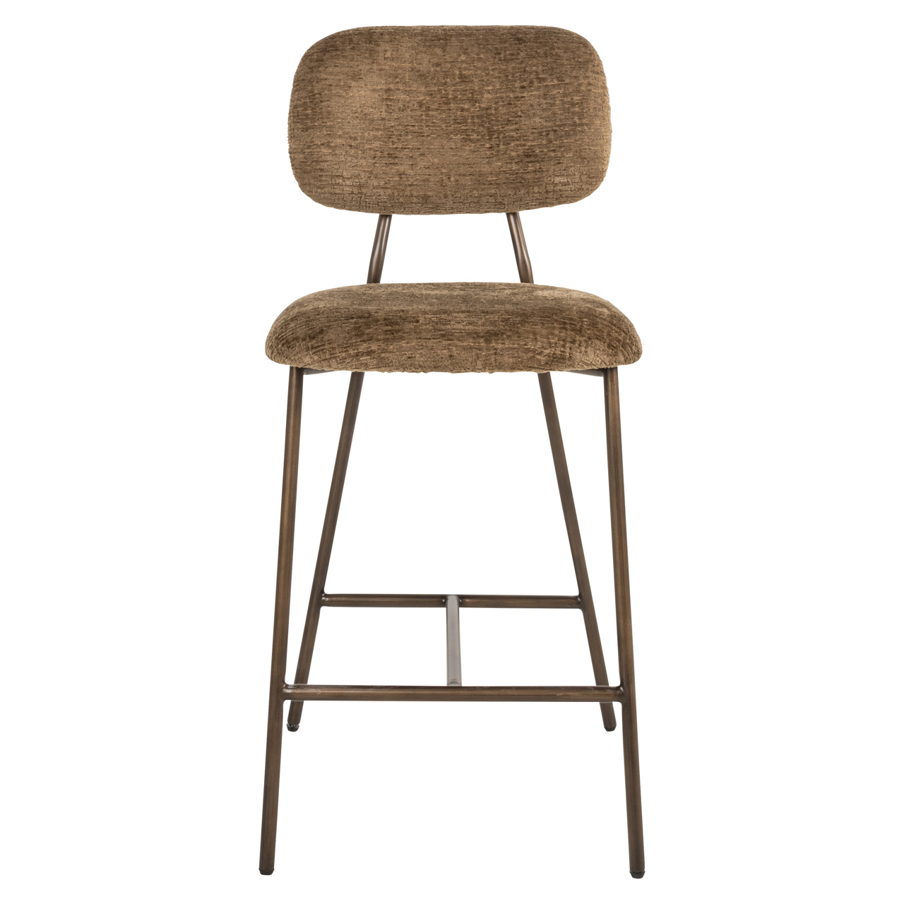 Silla alta de cocina Xenia brandy fusion retardante de llama (set de 2) - Richmond Interiors