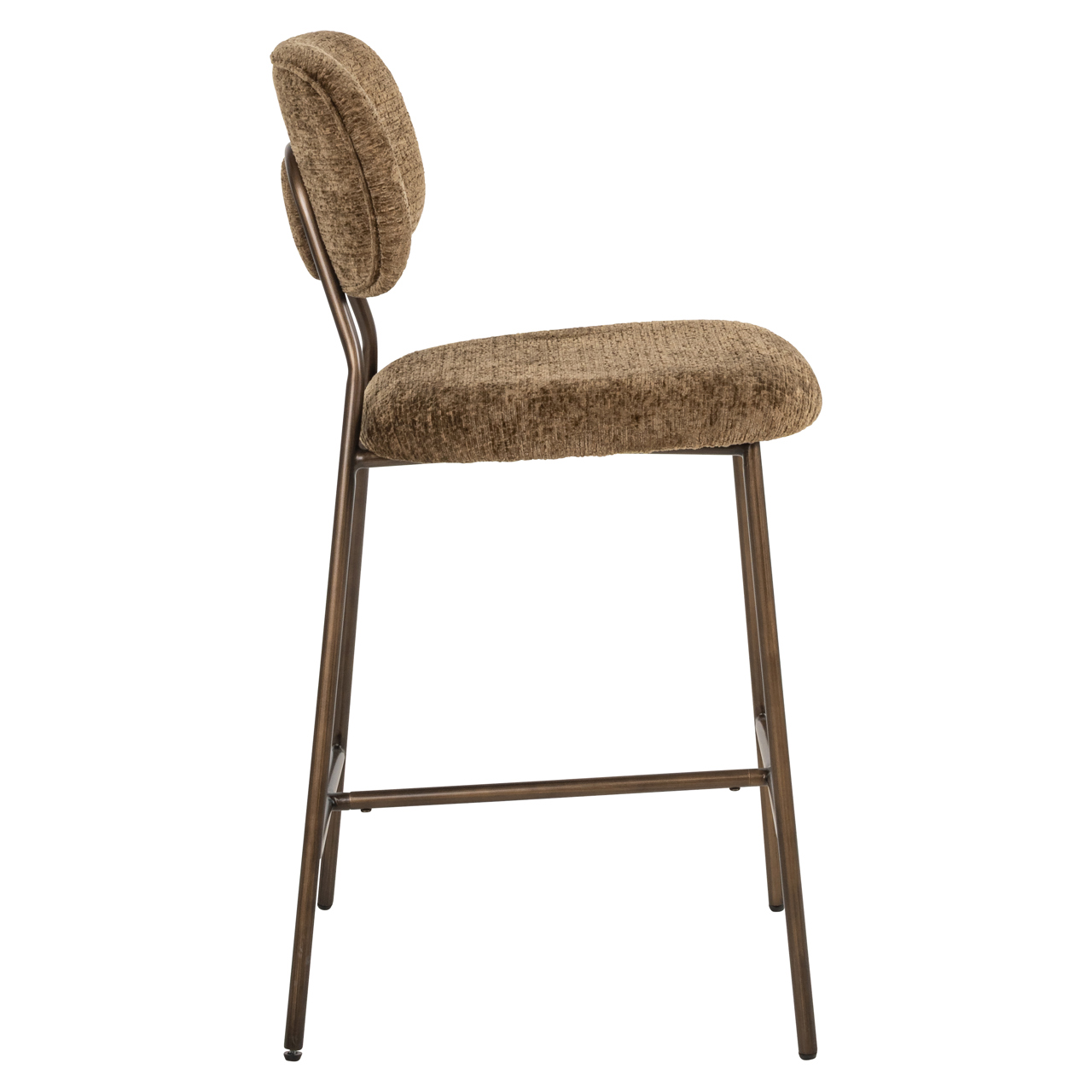 Silla alta de cocina Xenia brandy fusion retardante de llama (set de 2) - Richmond Interiors