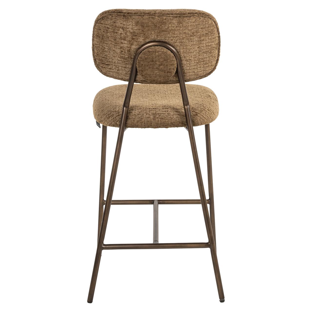 Silla alta de cocina Xenia brandy fusion retardante de llama (set de 2) - Richmond Interiors