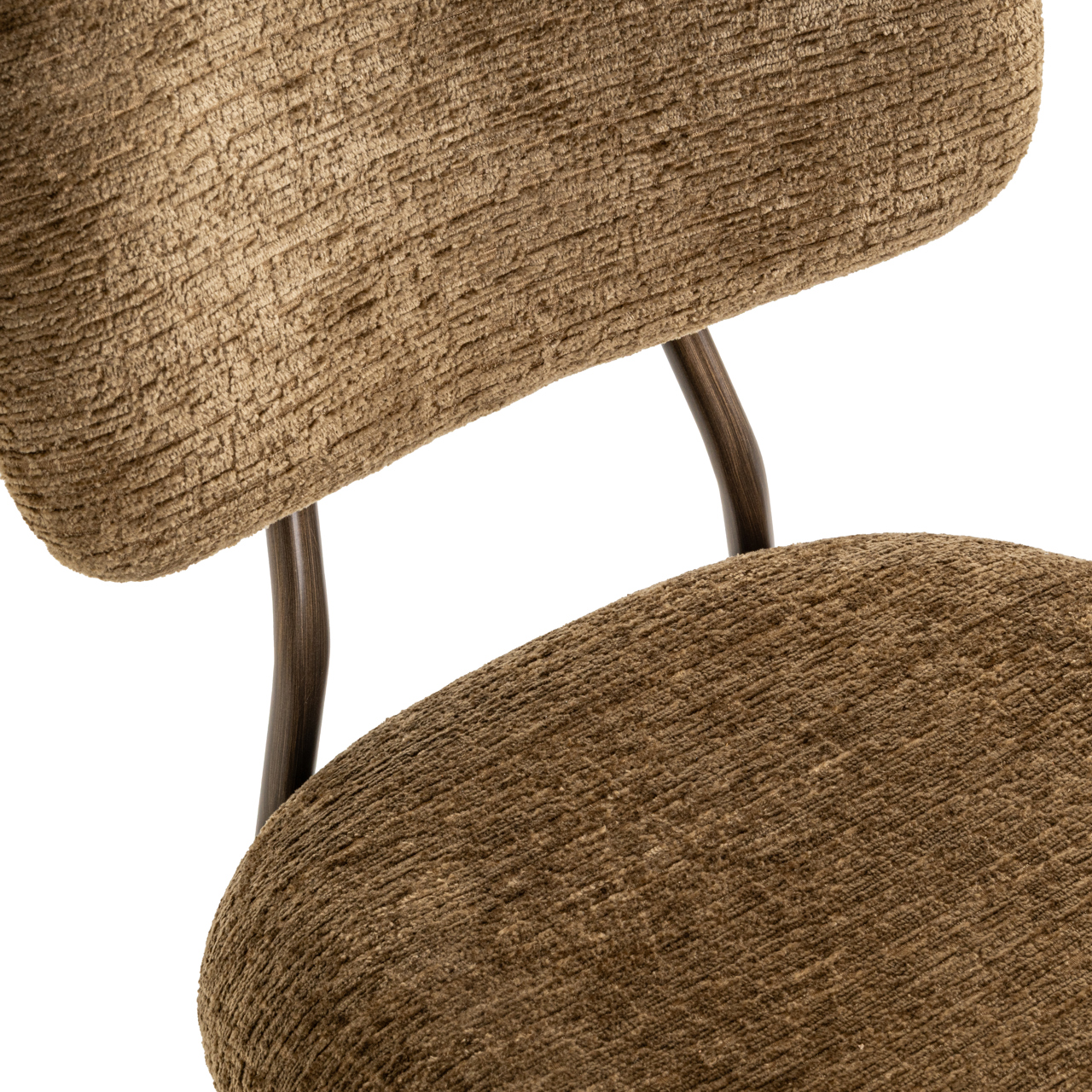 Silla alta de cocina Xenia brandy fusion retardante de llama (set de 2) - Richmond Interiors