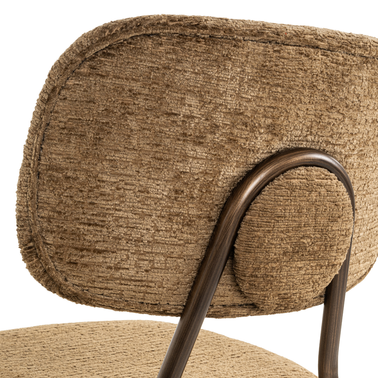 Silla alta de cocina Xenia brandy fusion retardante de llama (set de 2) - Richmond Interiors