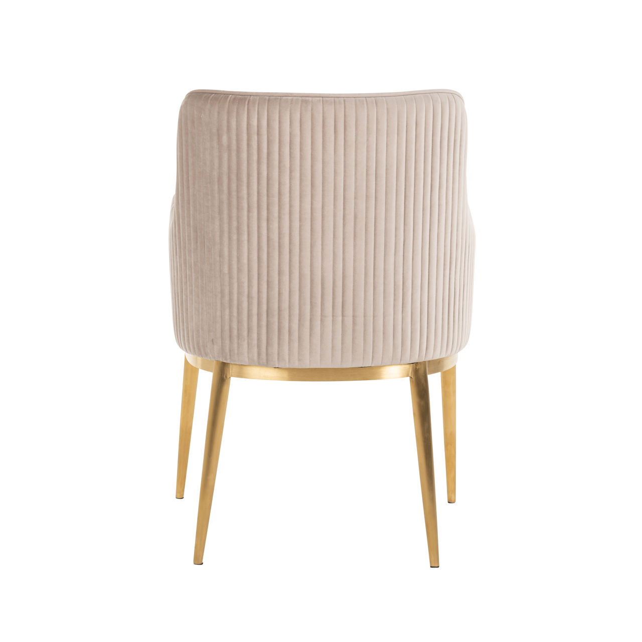 Esszimmerstuhl Breeze khaki velvet feuerhemmend (Set aus 2) - Richmond Interiors