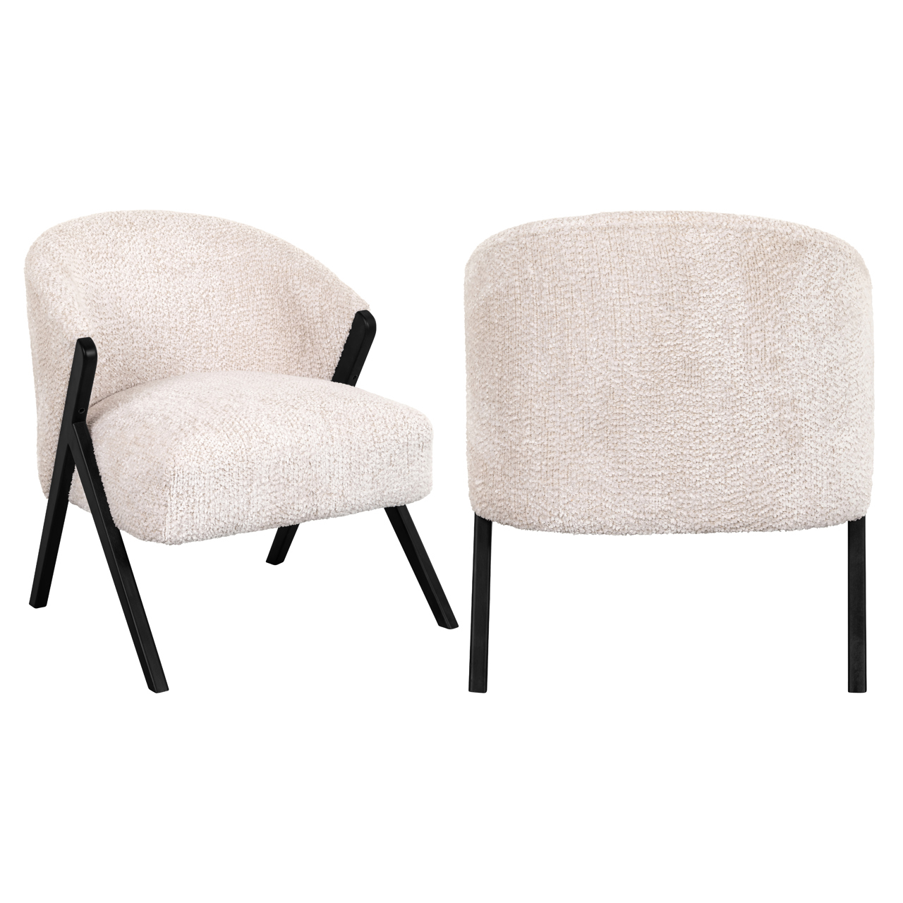 Lounge stoel Mia op maat brandvertragend - Richmond Interiors