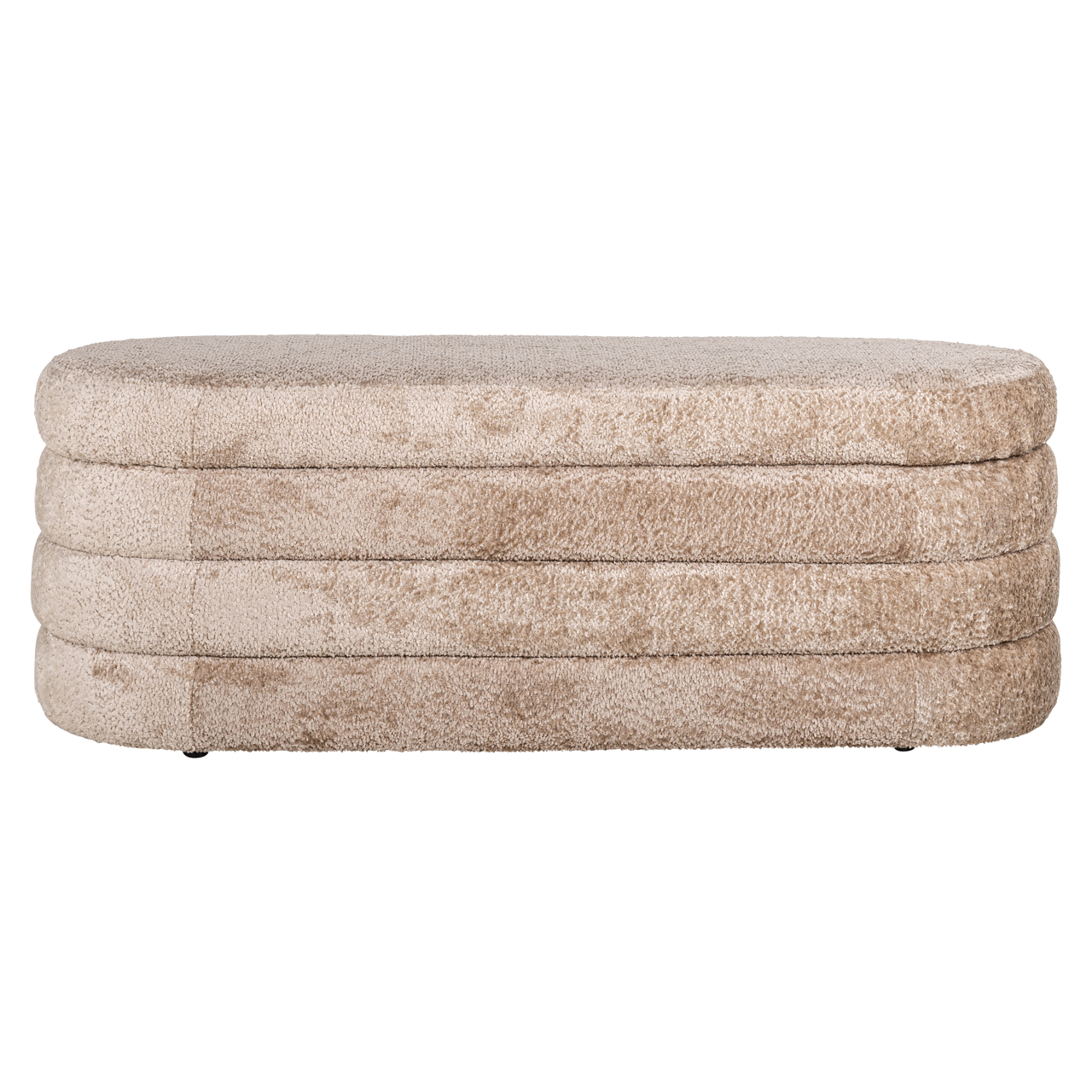 Puf y reposapiés Camille sheep natural - Richmond Interiors