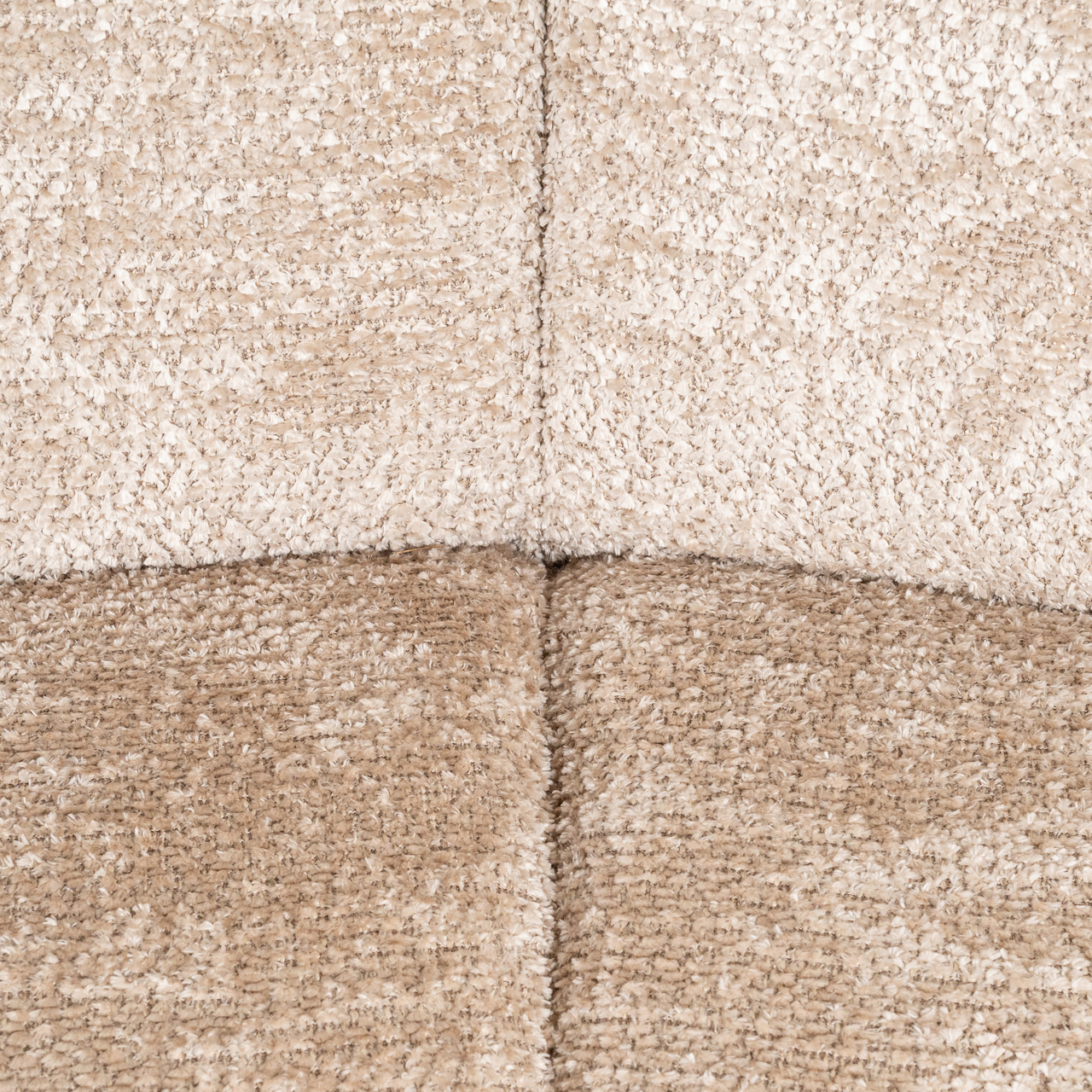 Sitzbank Hillpark lovely beige round corner (Mdf|Beuken|Osb|Polyurethaan) - Richmond Interiors