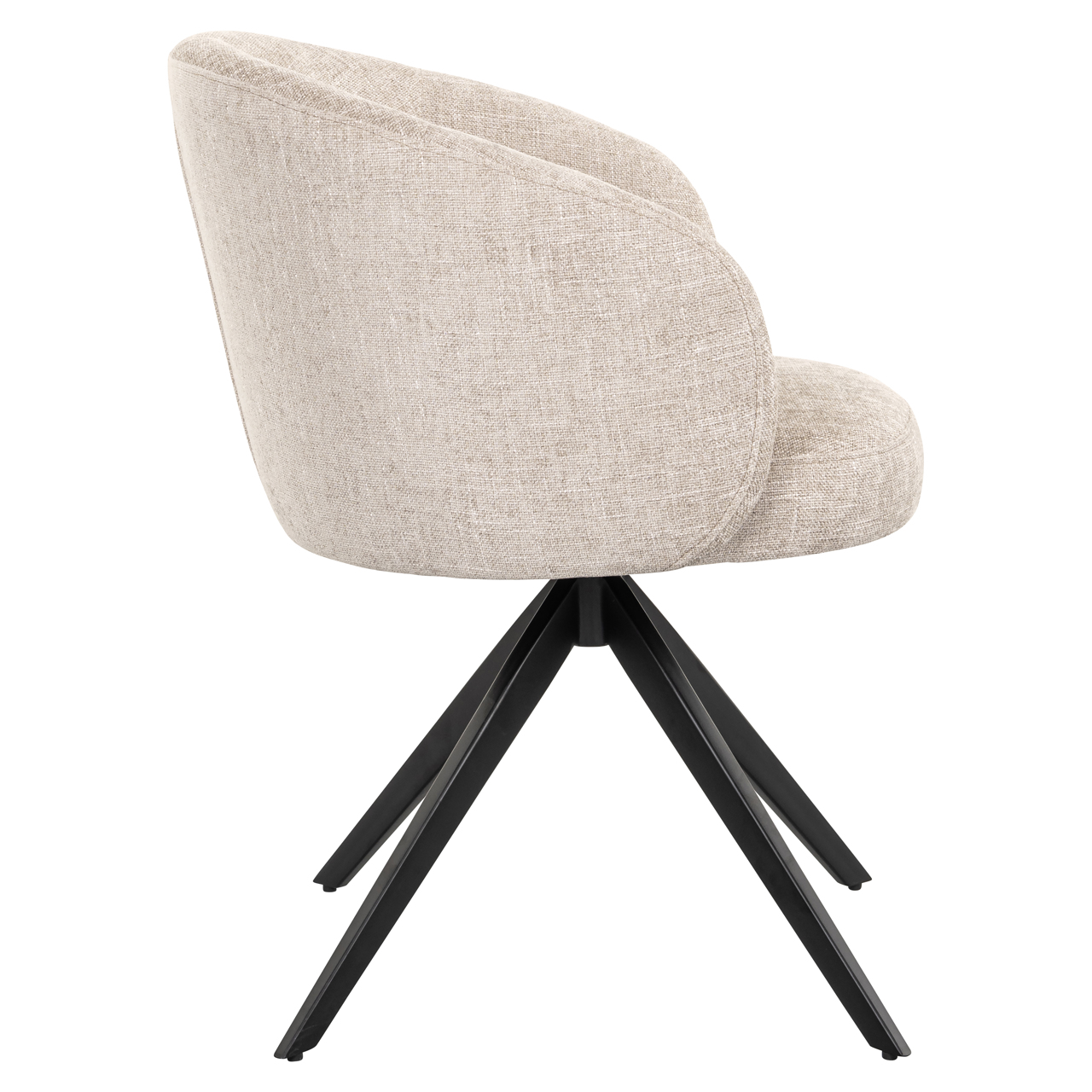 Eetkamerstoel Olivia natural miami swivel - Richmond Interiors
