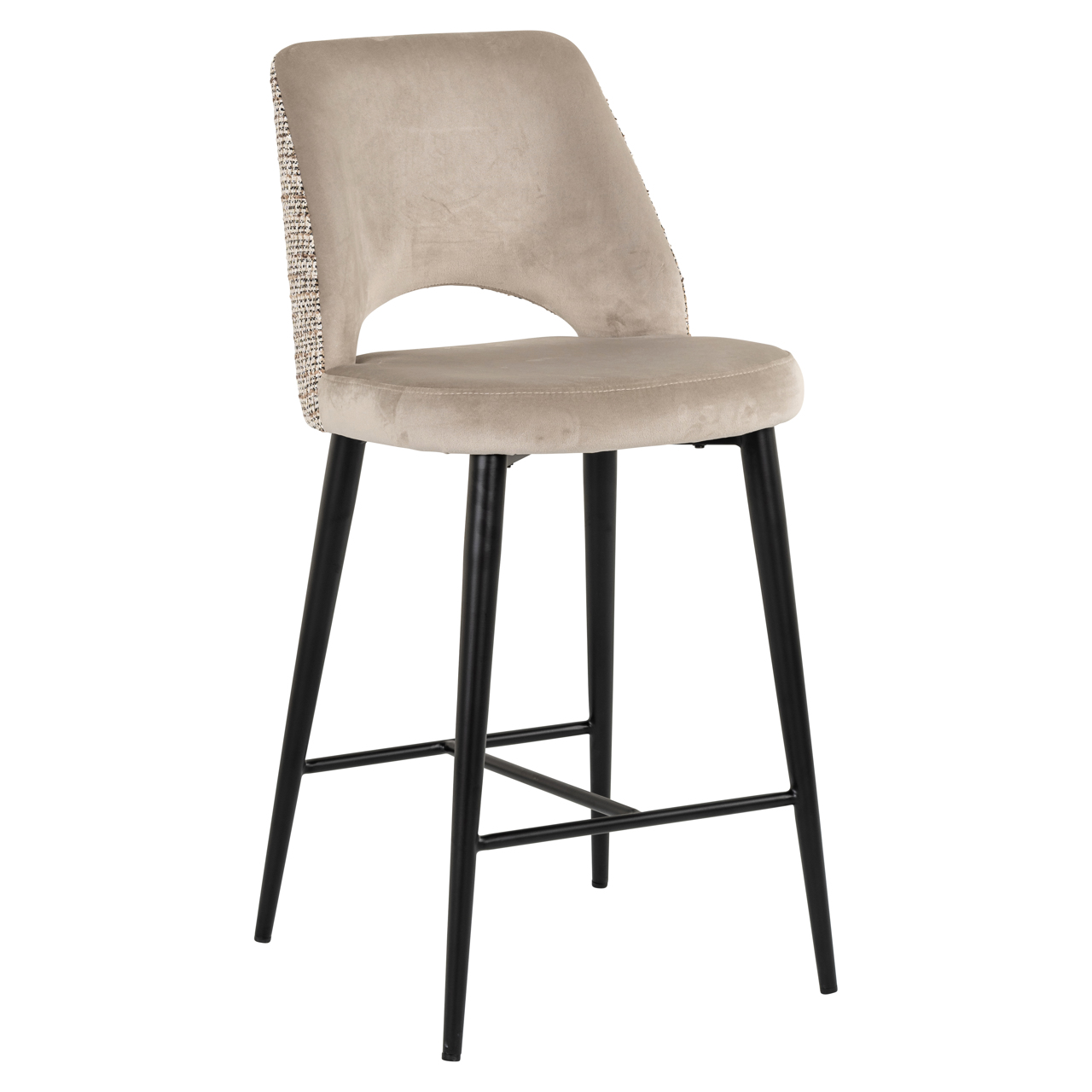 Thekenstuhl Tabitha trendy nature feuerhemmend - Richmond Interiors