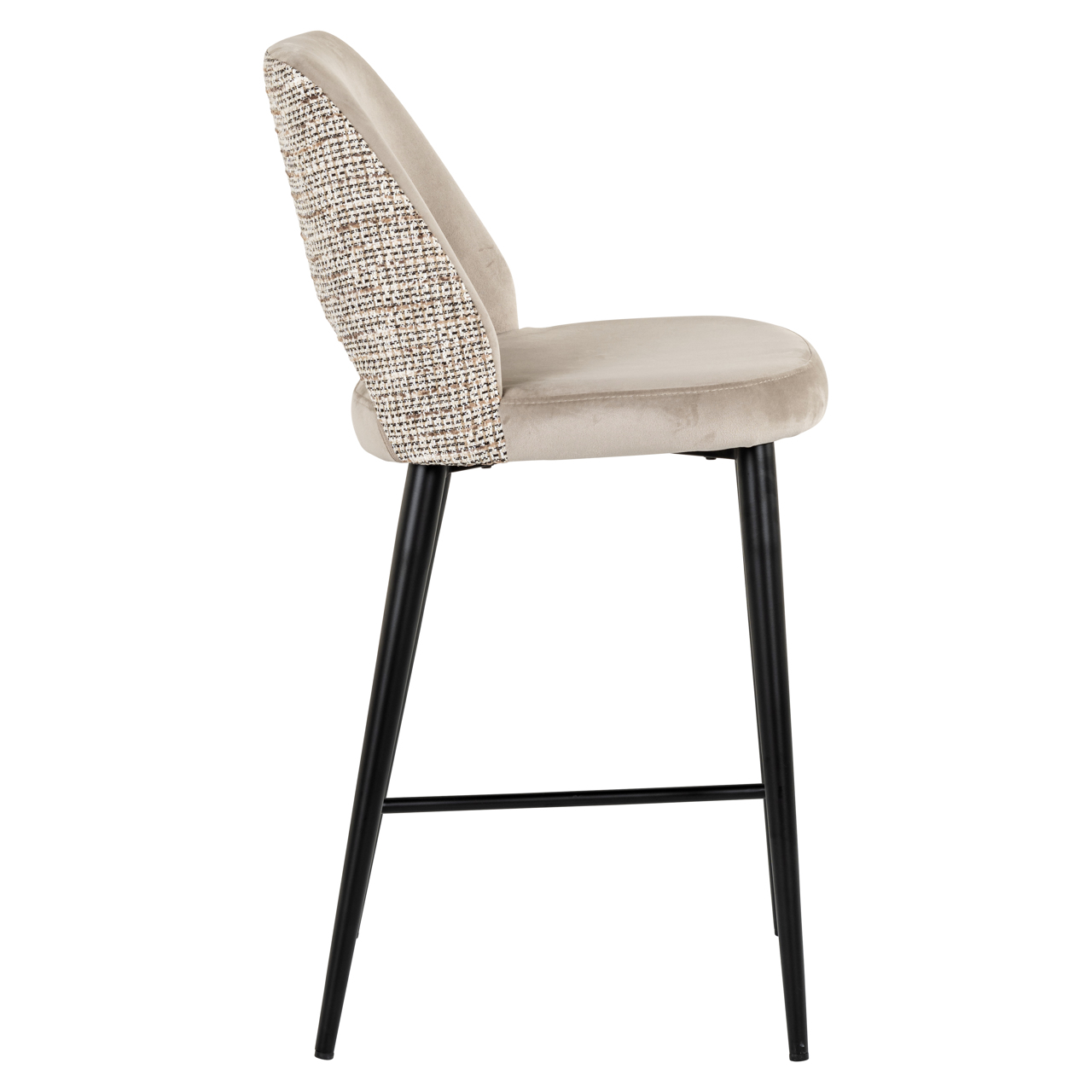 Thekenstuhl Tabitha trendy nature feuerhemmend - Richmond Interiors