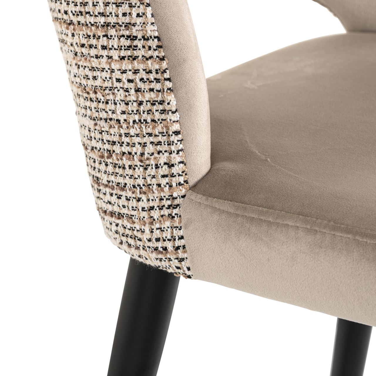 Thekenstuhl Tabitha trendy nature feuerhemmend - Richmond Interiors