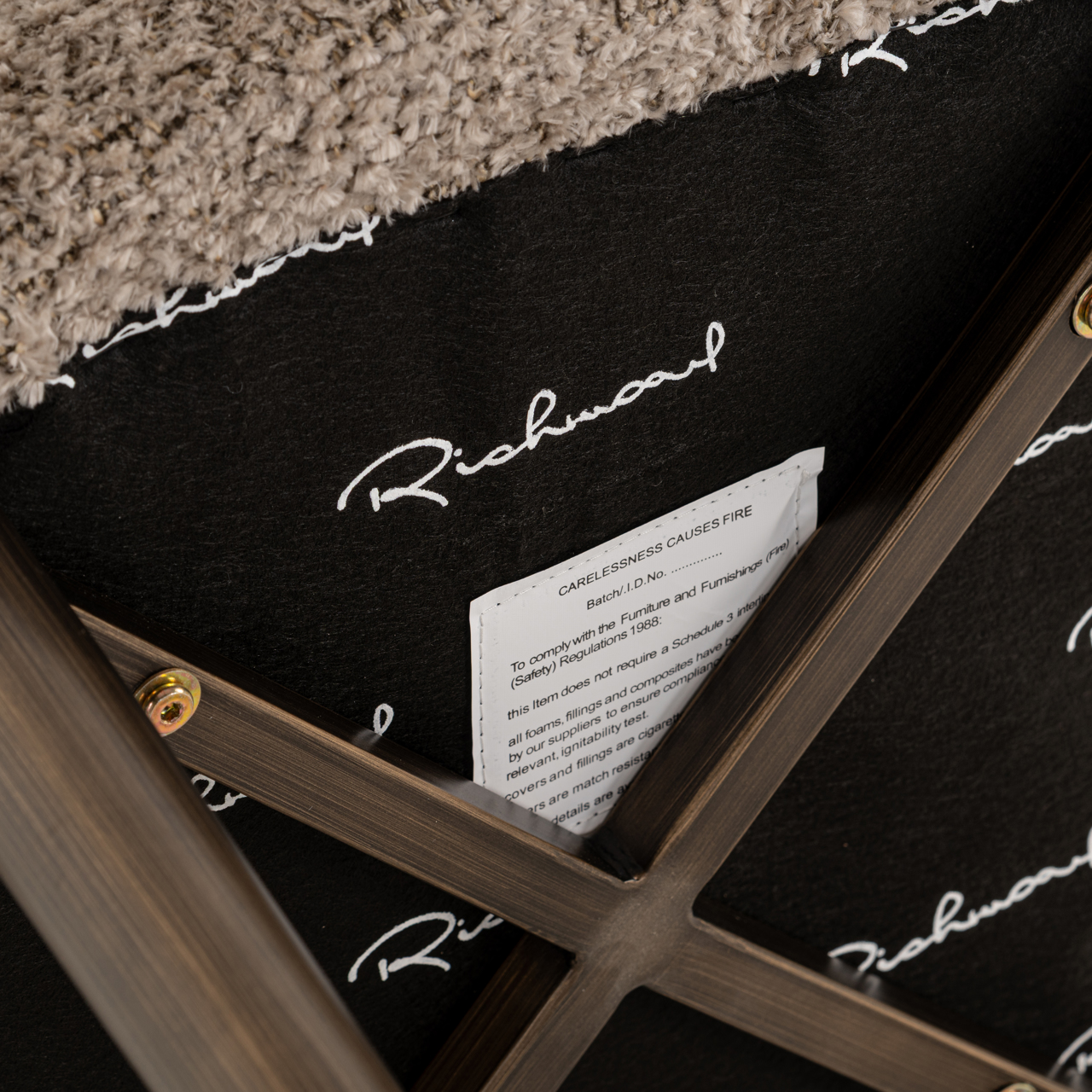 Thekenstuhl Delphine lovely nature feuerhemmend - Richmond Interiors