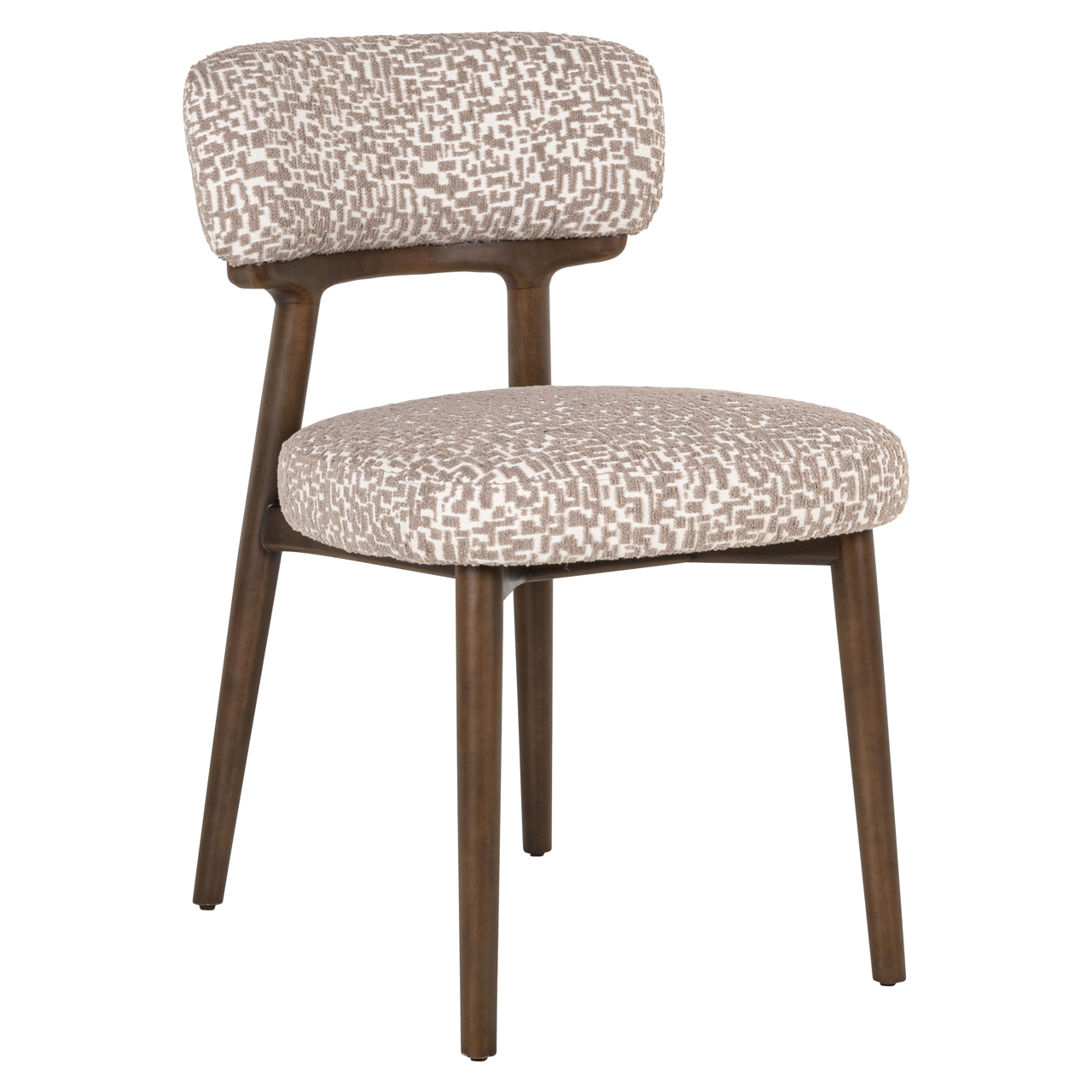 Silla de comedor Basker natural geo (set de 2) - Richmond Interiors