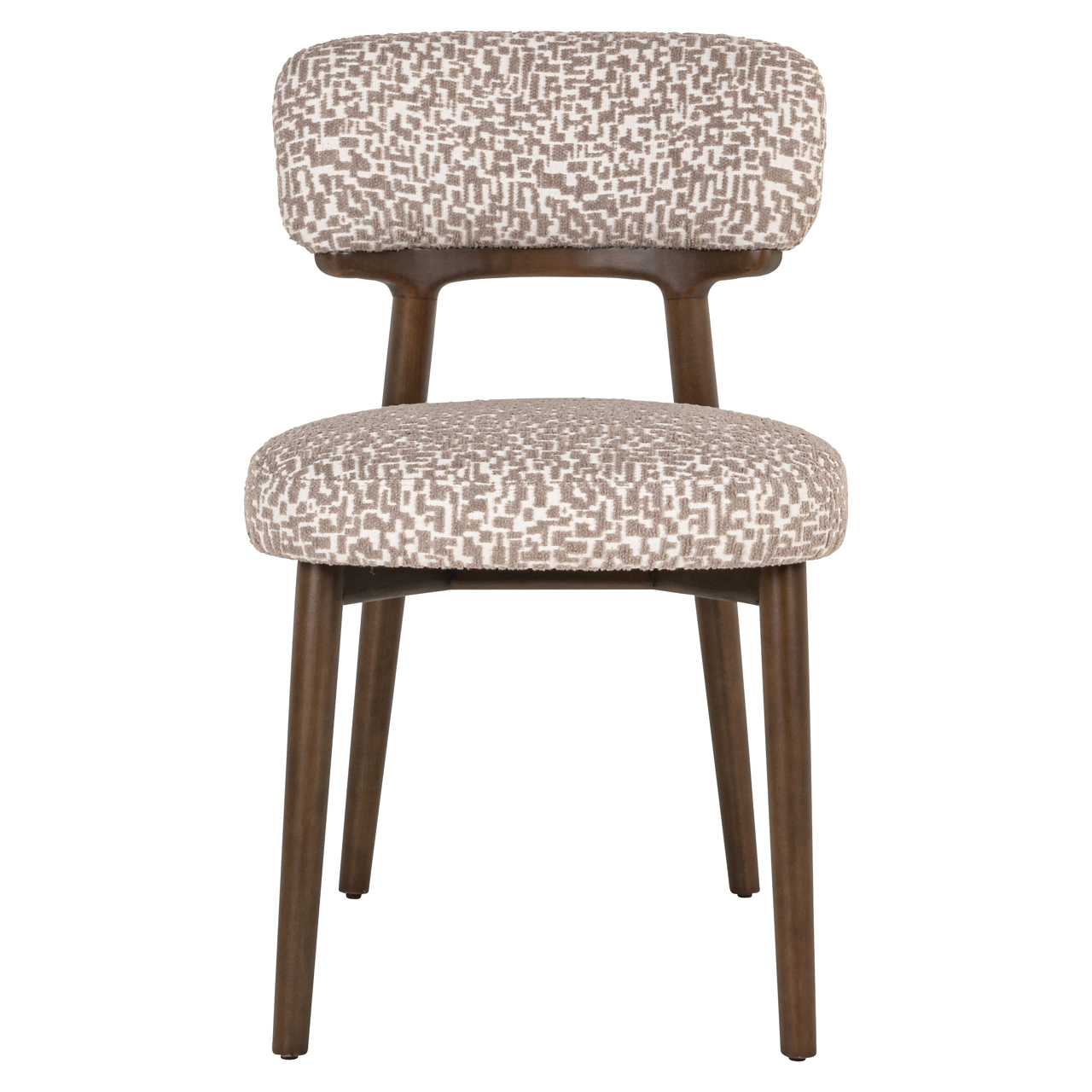 Silla de comedor Basker natural geo (set de 2) - Richmond Interiors