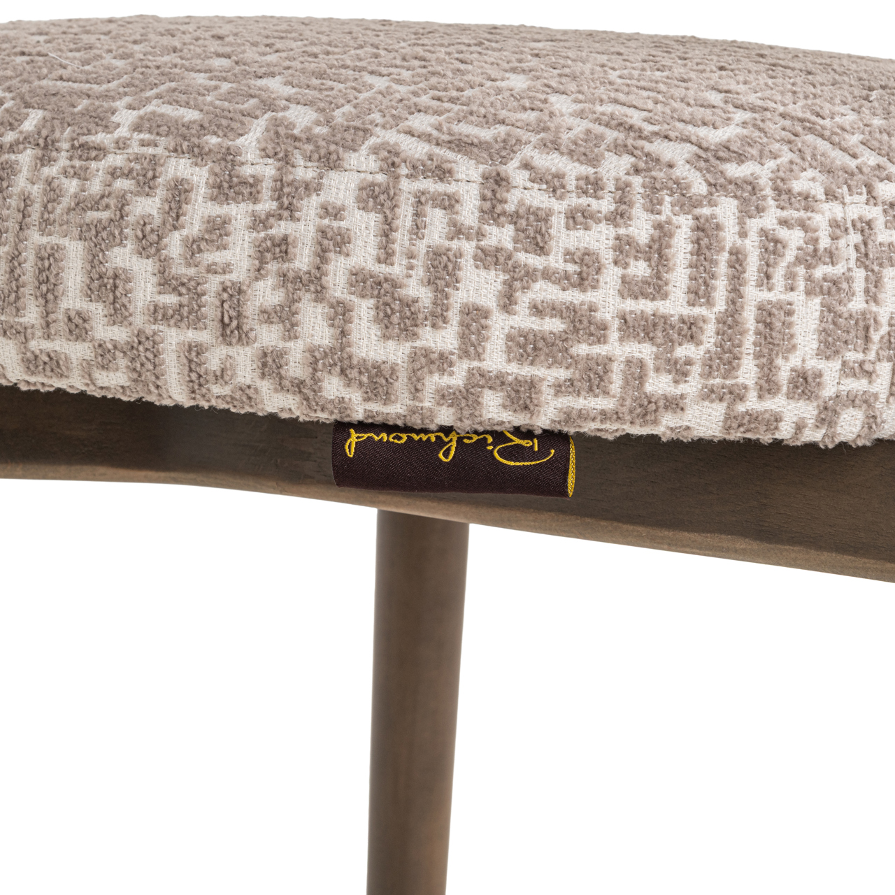 Silla de comedor Basker natural geo (set de 2) - Richmond Interiors