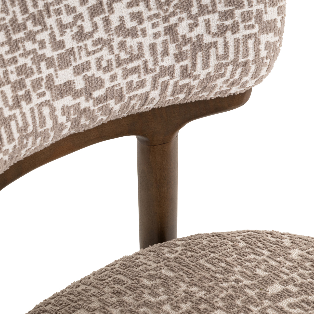 Esszimmerstuhl Basker natural geo (Set aus 2) - Richmond Interiors