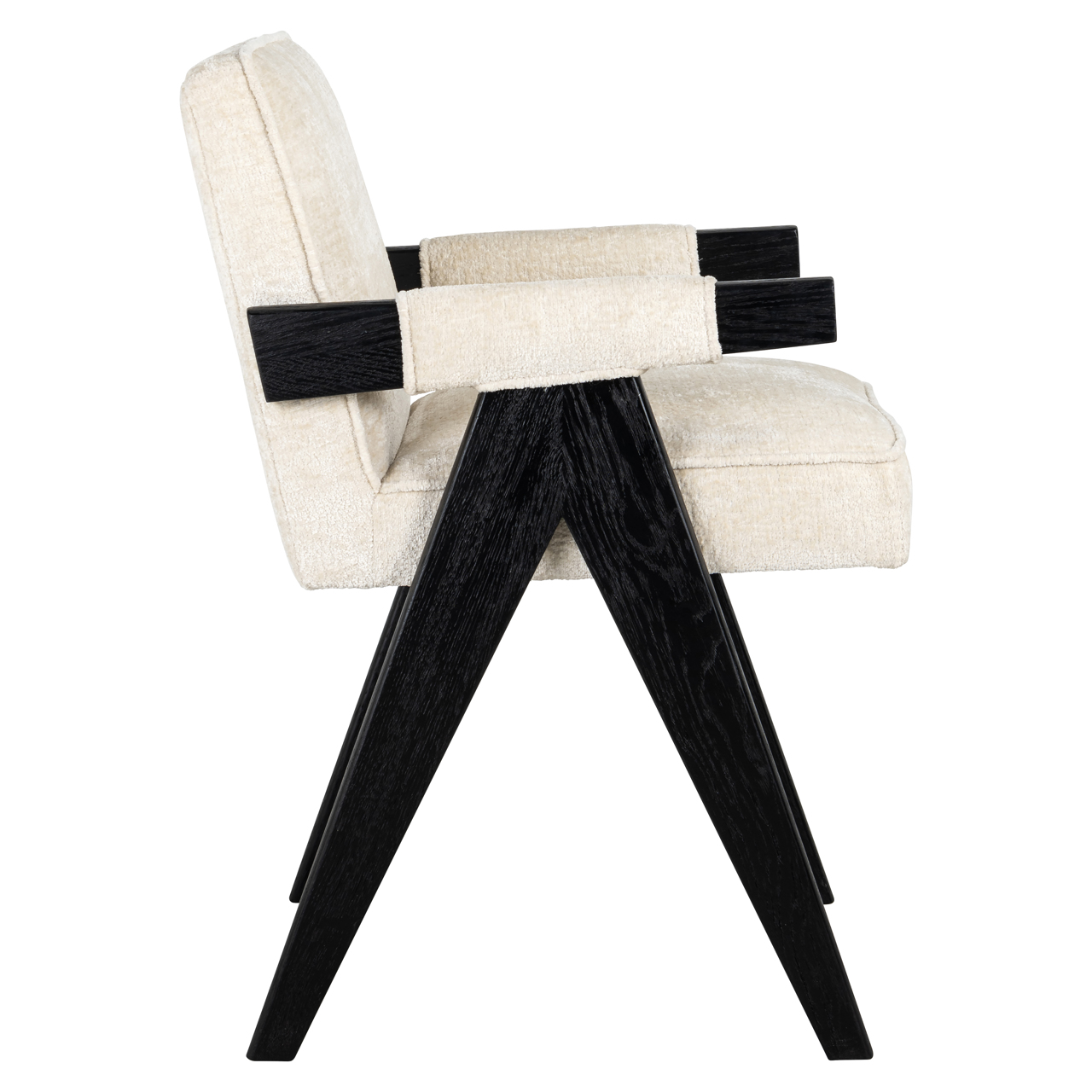 Silla de comedor Cooper chenilla blanca - Richmond Interiors