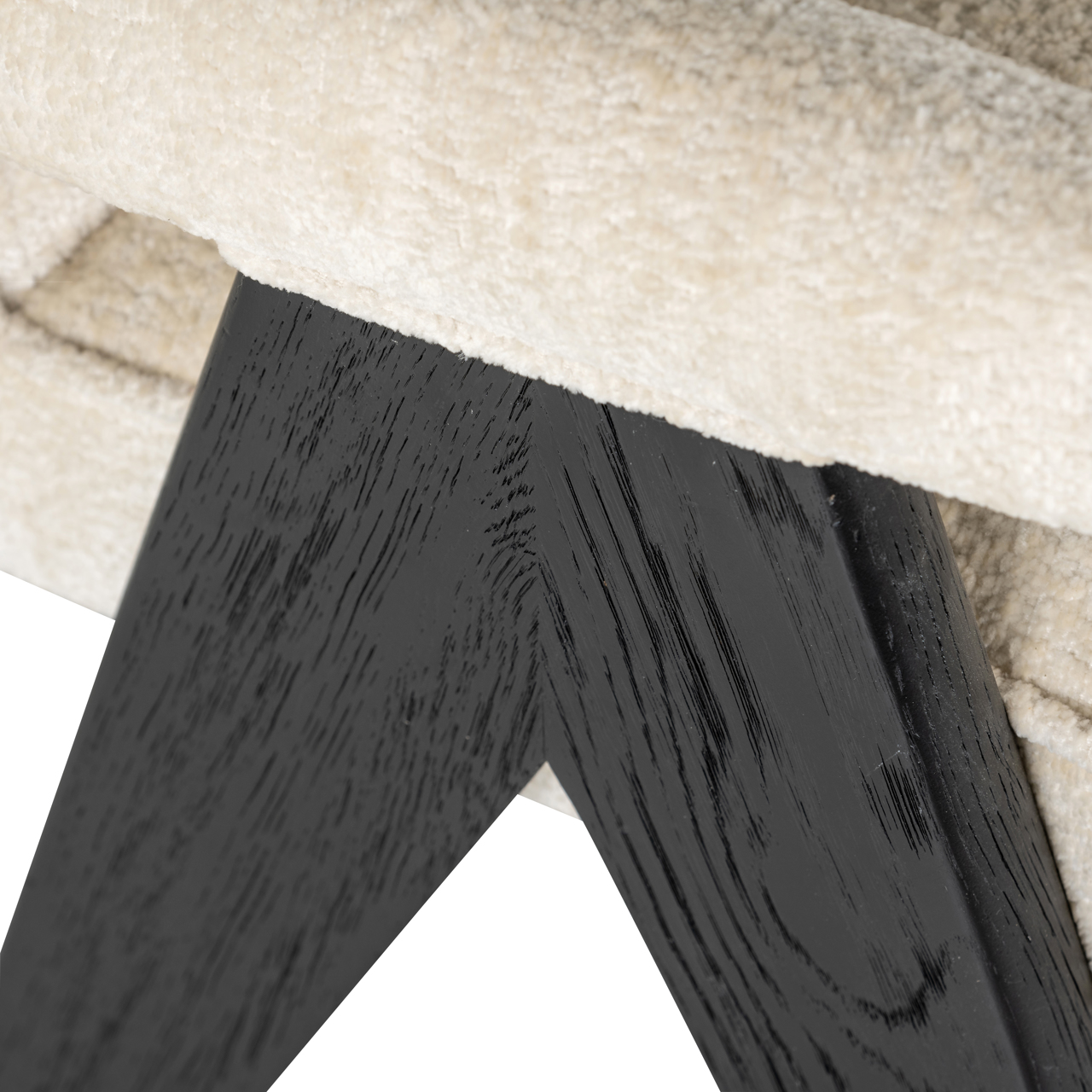 Silla de comedor Cooper chenilla blanca - Richmond Interiors