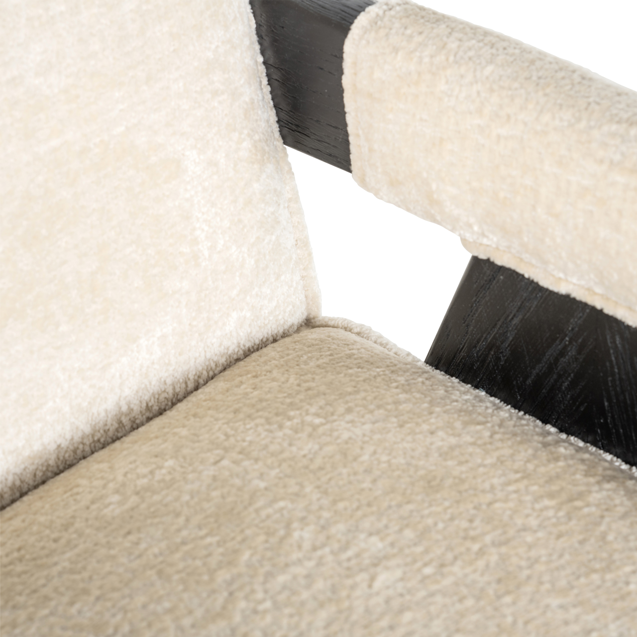Silla de comedor Cooper chenilla blanca - Richmond Interiors
