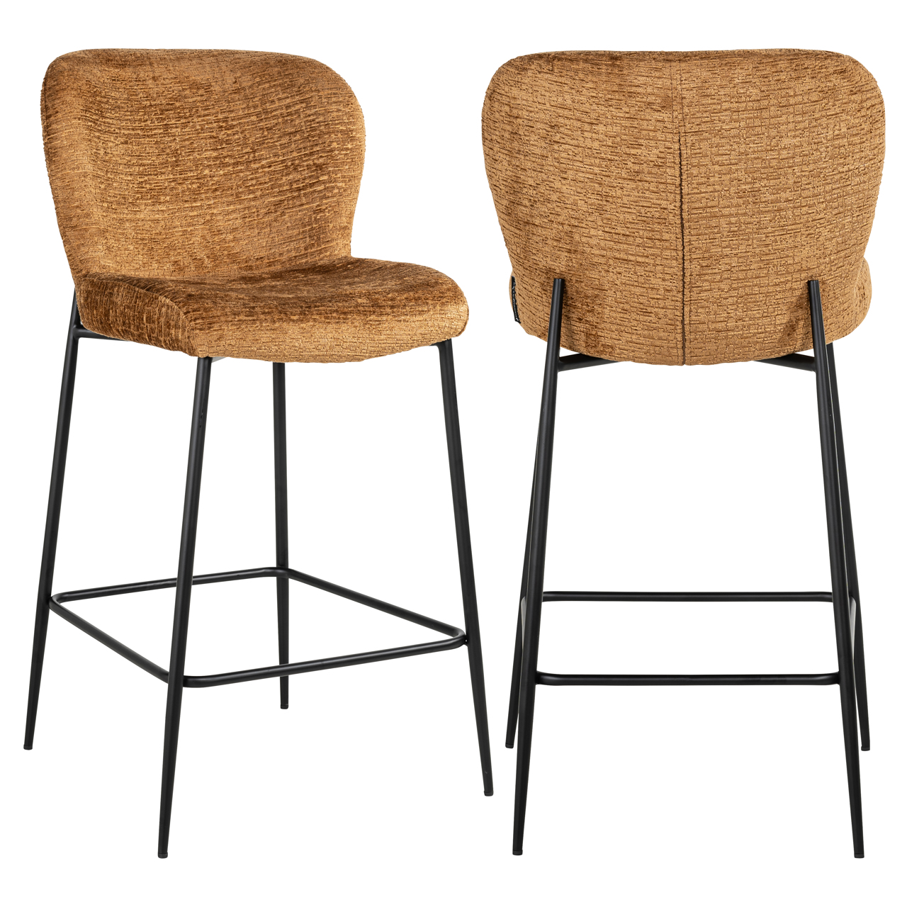 Counterstoel Darby cognac fusion - Richmond Interiors