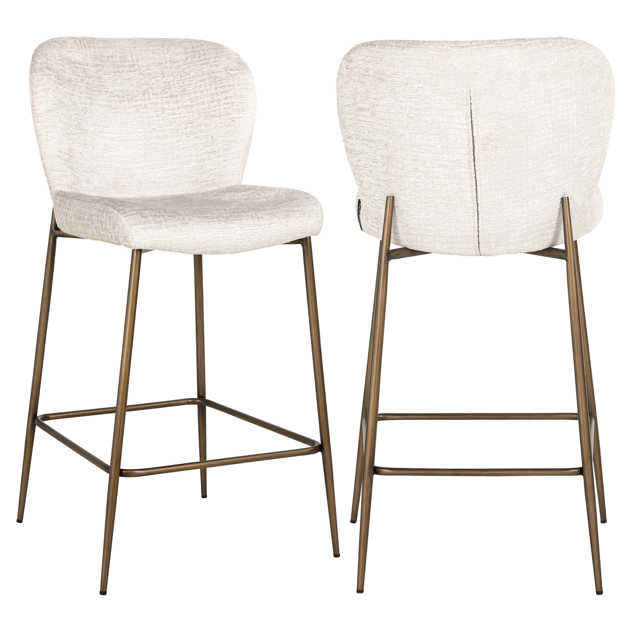 Thekenstuhl Darby cream fusion - Richmond Interiors