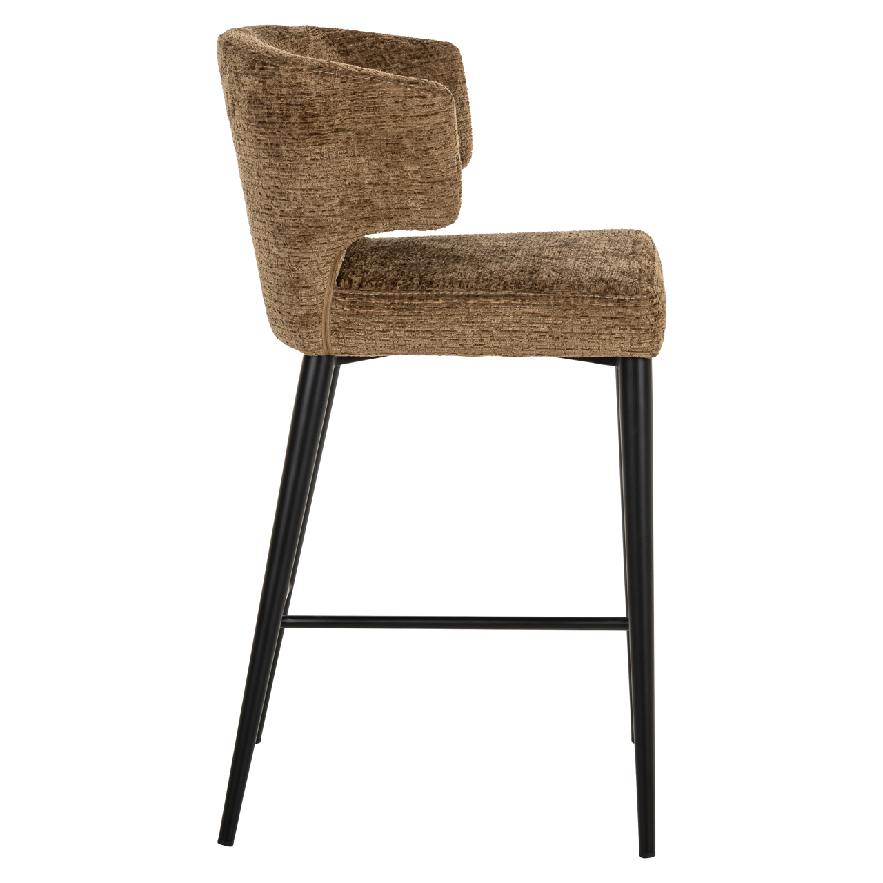 Silla alta de cocina Taylor brandy fusion retardante de llama - Richmond Interiors