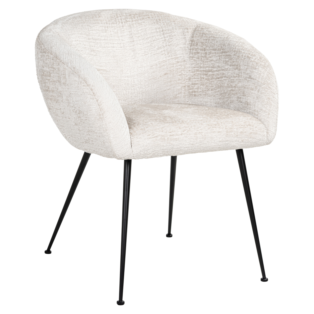 Esszimmerstuhl Ruby cream fusion (Metall|Schaum) - Richmond Interiors