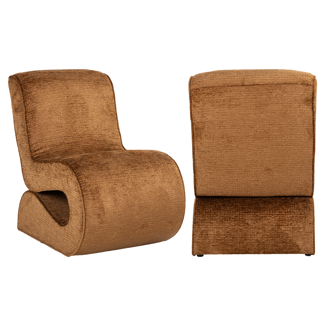 Sillón lounge Frankie cognac fusion - Richmond Interiors