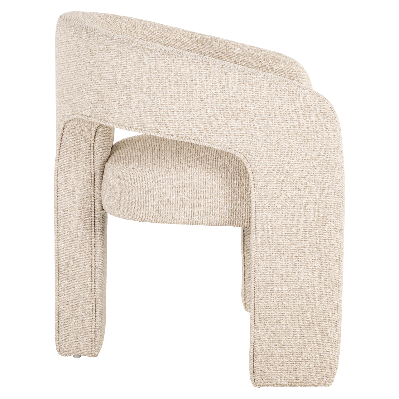 Silla de comedor Belle biscotti retardante de llama - Richmond Interiors