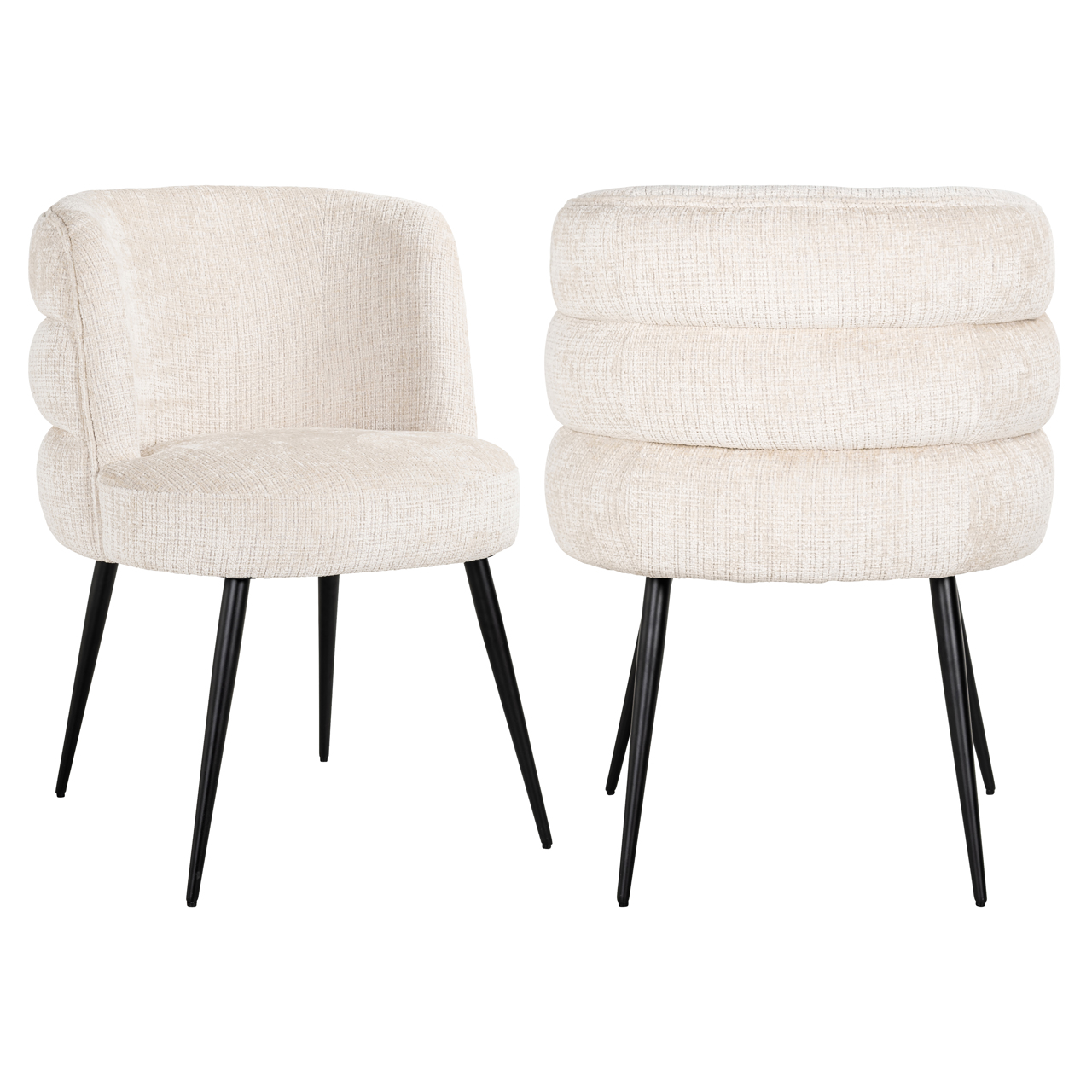 Silla de comedor Stella niagara beige retardante de llama - Richmond Interiors
