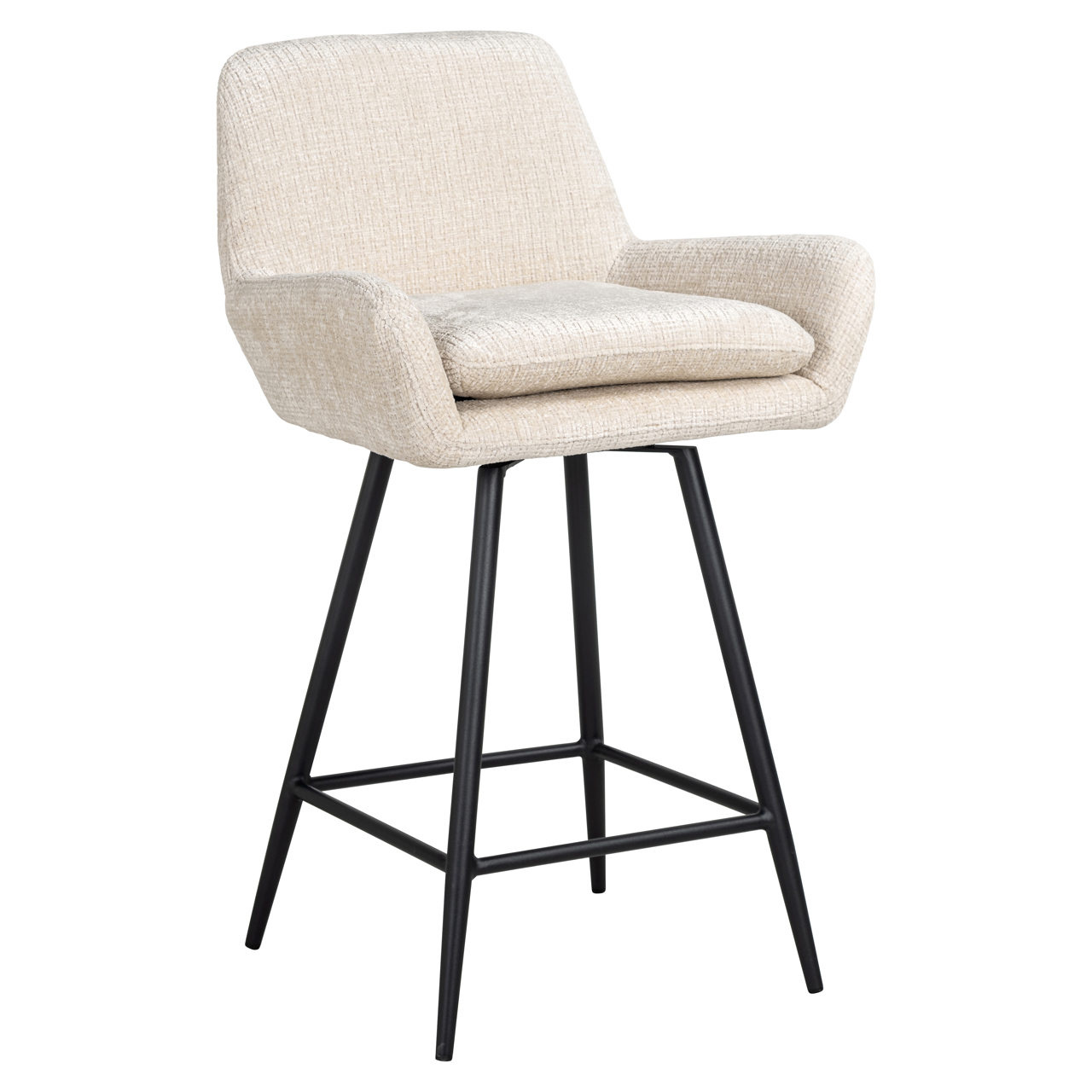 Thekenstuhl Linsey niagara beige (Set aus 2) - Richmond Interiors