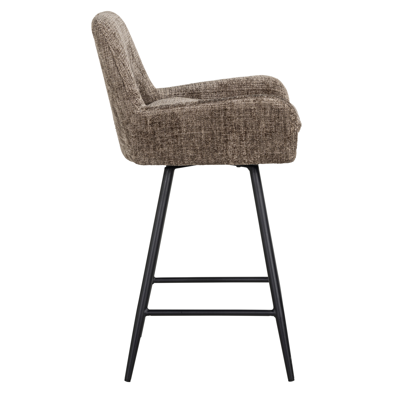 Thekenstuhl Linsey niagara stone drehbar (Set aus 2) - Richmond Interiors