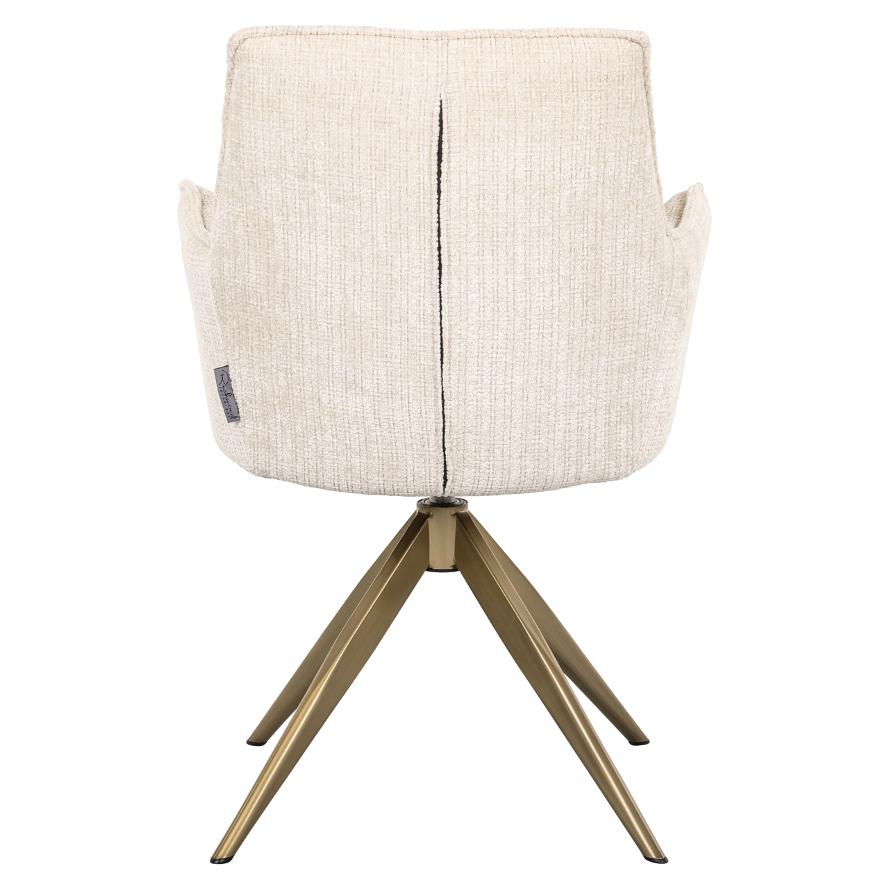 Esszimmerstuhl Dakota niagara beige drehbar with arm - Richmond Interiors