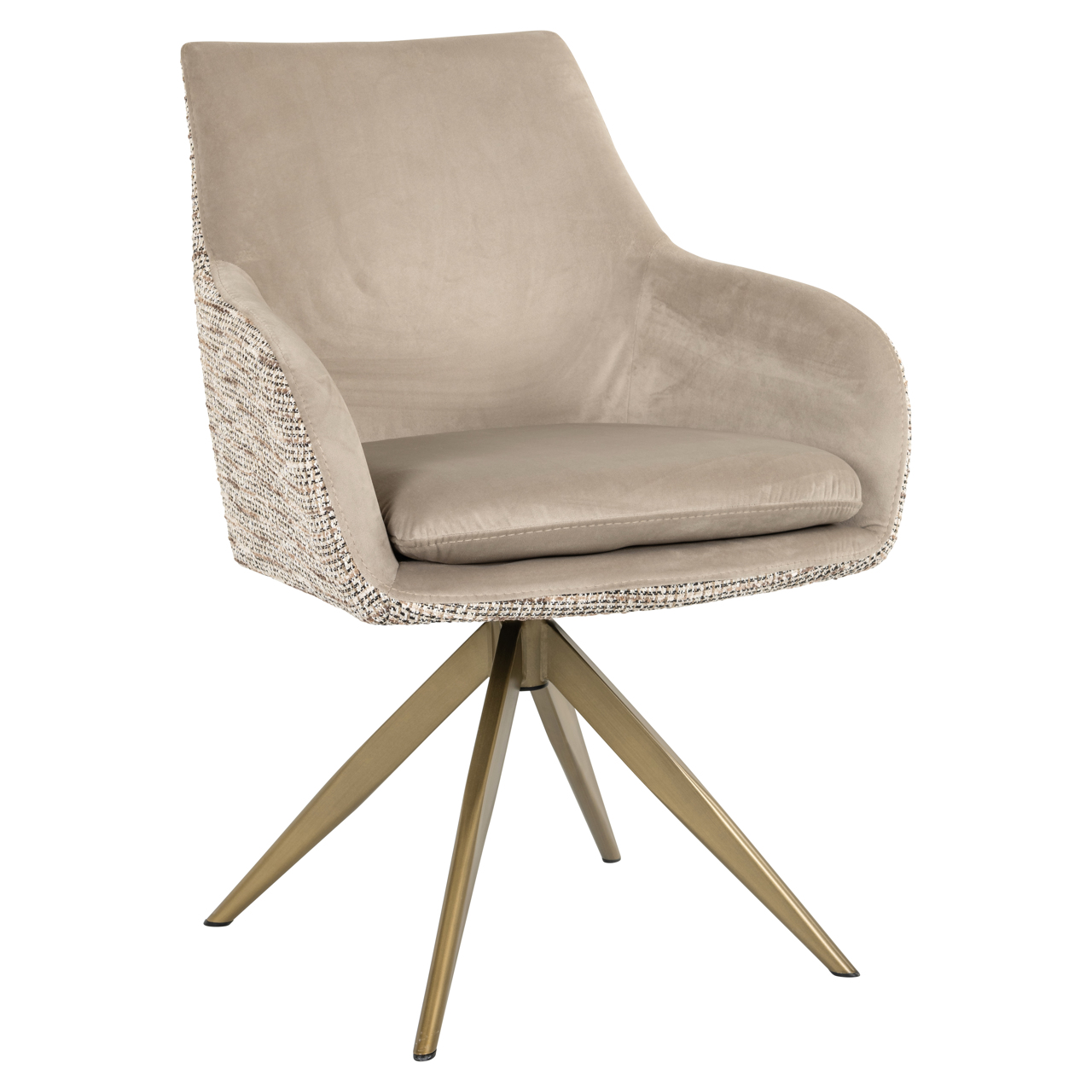 Esszimmerstuhl Lisonne trendy nature drehbar - Richmond Interiors