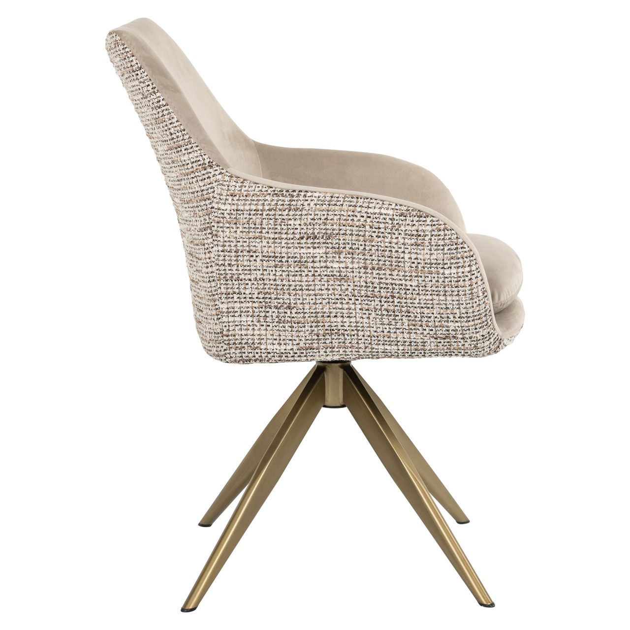 Silla de comedor Lisonne trendy nature giratoria - Richmond Interiors