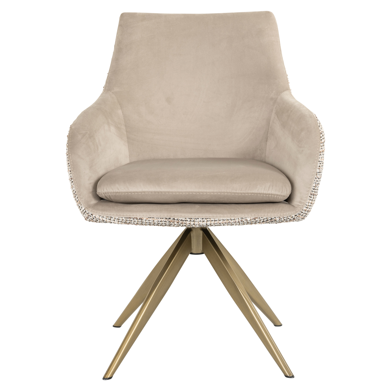 Silla de comedor Lisonne trendy nature giratoria - Richmond Interiors