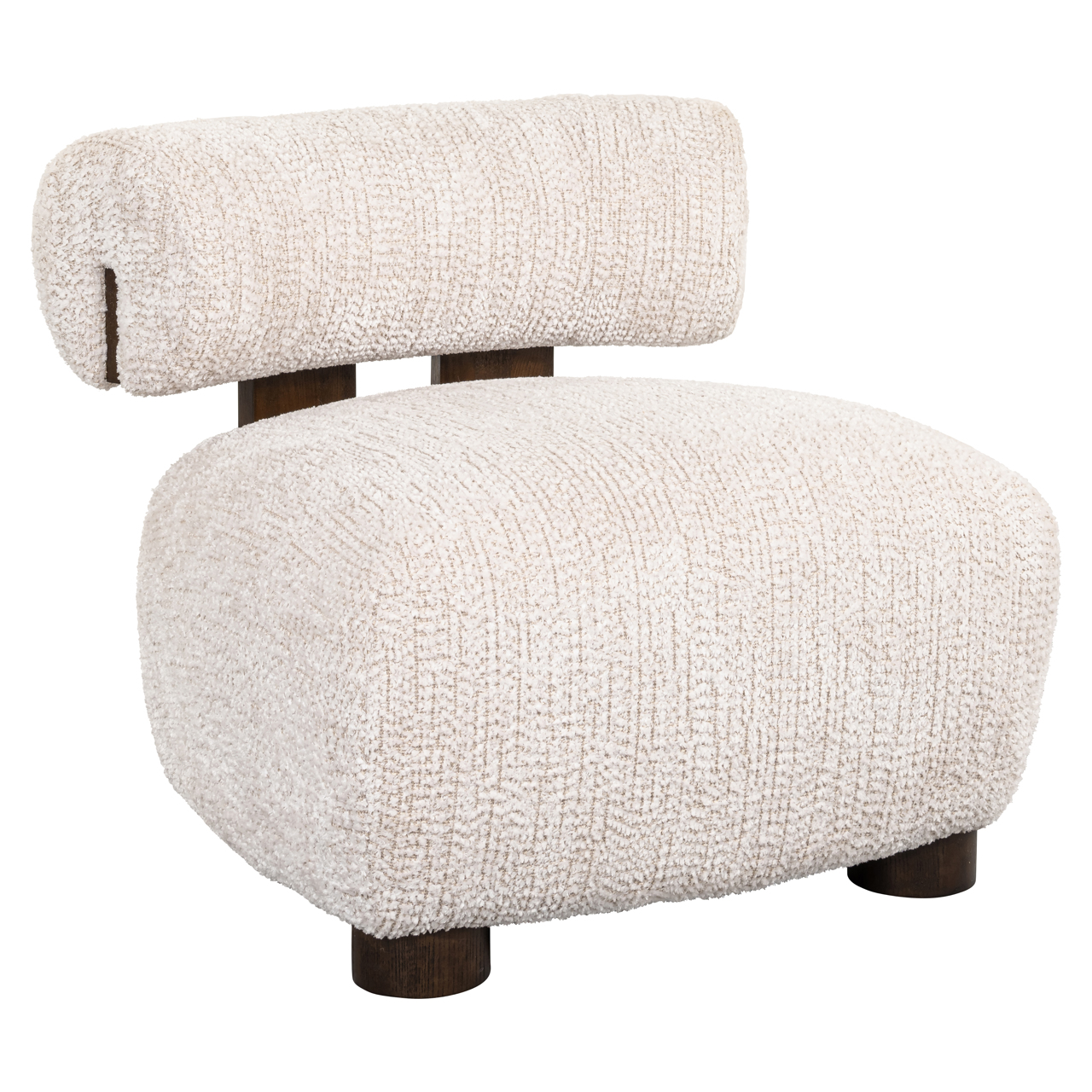 Lounge Stuhl Arabella lovely cream (Baumwolle|Sperrholz|Schaum) - Richmond Interiors