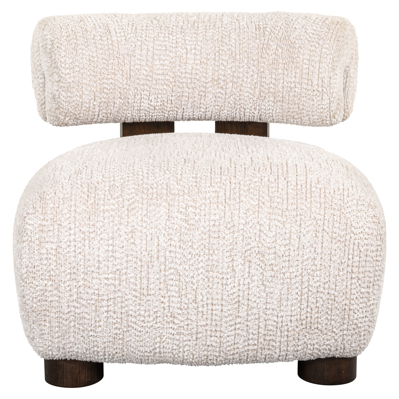 Lounge Stuhl Arabella lovely cream (Baumwolle|Sperrholz|Schaum) - Richmond Interiors