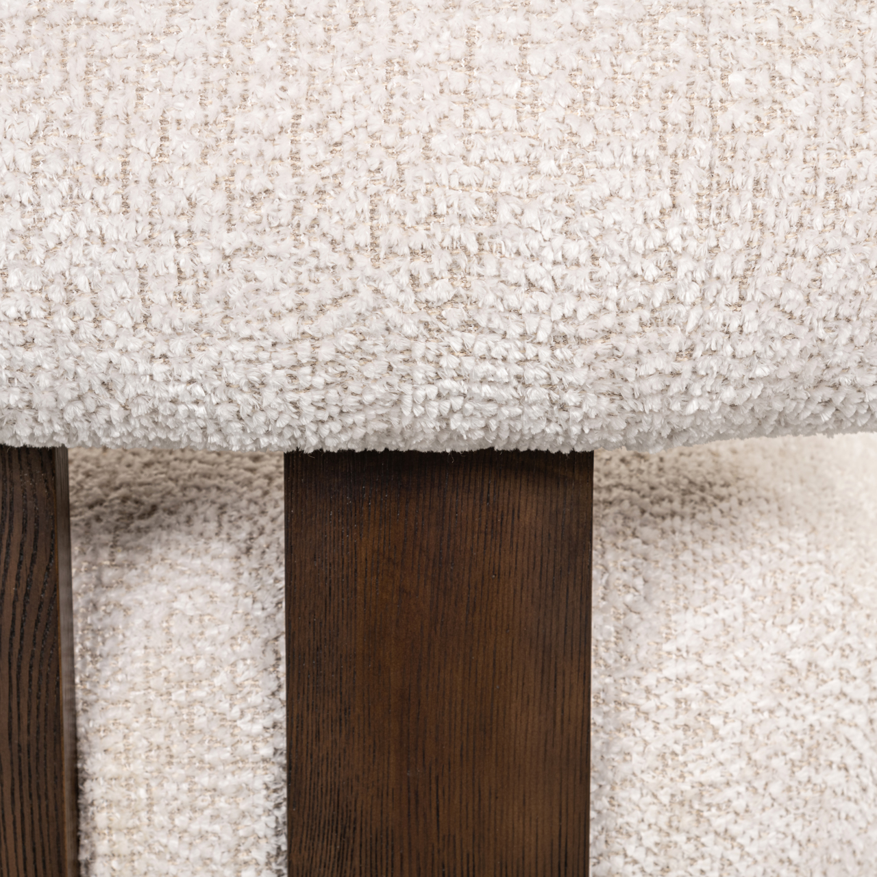 Lounge Stuhl Arabella lovely cream (Baumwolle|Sperrholz|Schaum) - Richmond Interiors