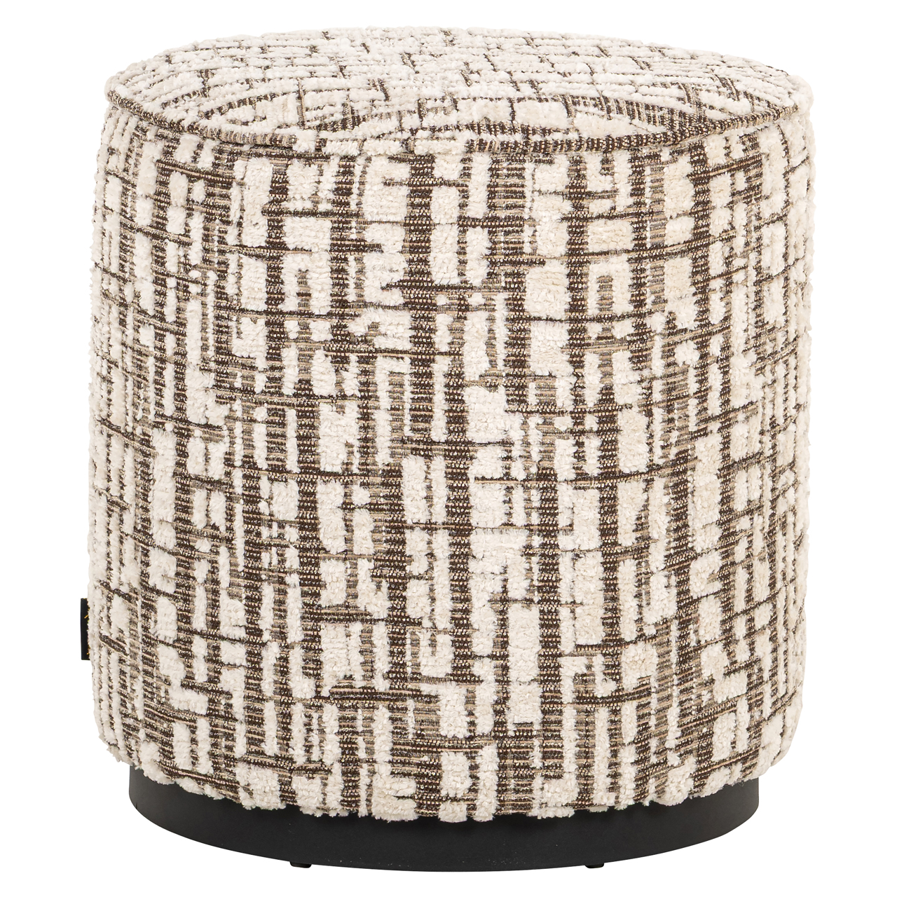 Lexie Pouffe & Footstool Cream 45Ø - Richmond Interiors