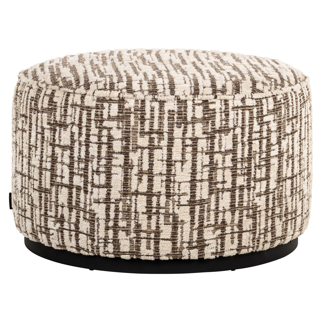 Hocker & Fußbank Lexie cream 70Ø - Richmond Interiors