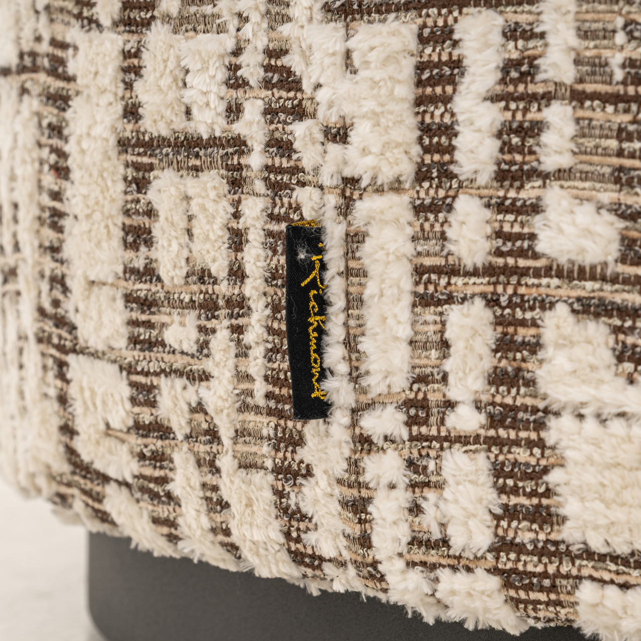Pouffe & Footstool Lexie cream 70Ø - Richmond Interiors