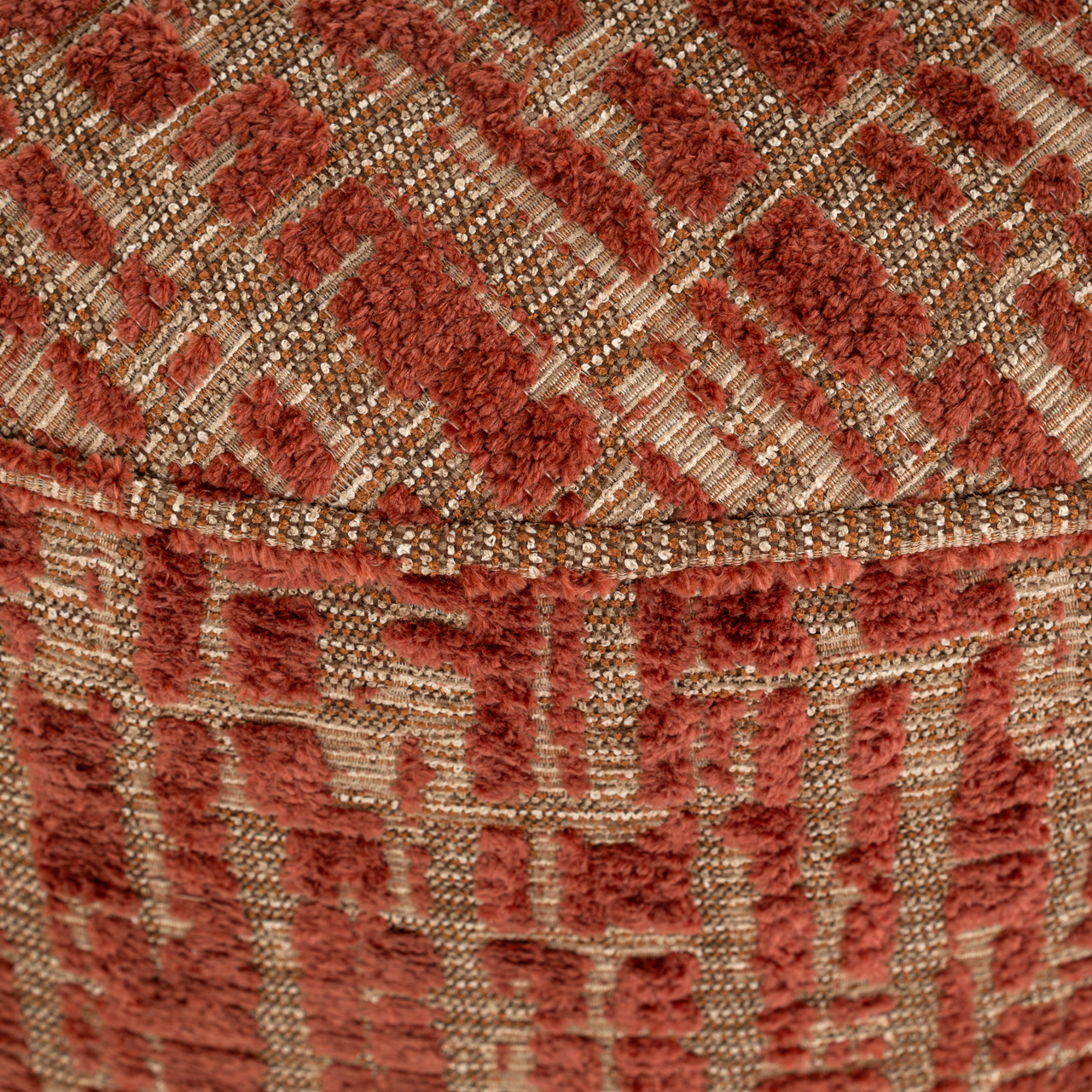 Hocker & Fußbank Lexie terra 70Ø - Richmond Interiors