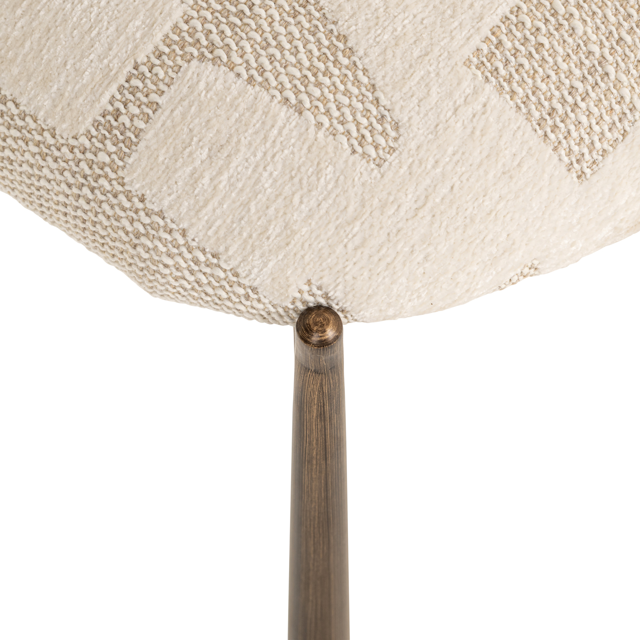 Silla de comedor Lana beige graffic (juego de 2) - Richmond Interiors