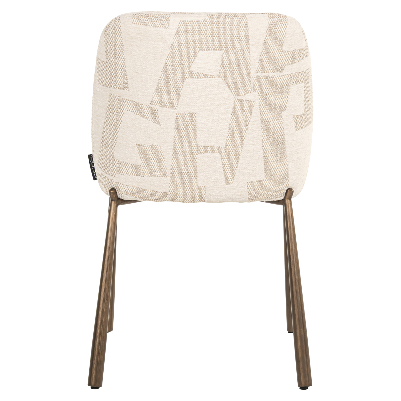 Esszimmerstuhl Lana beige graffic (Set aus 2) - Richmond Interiors